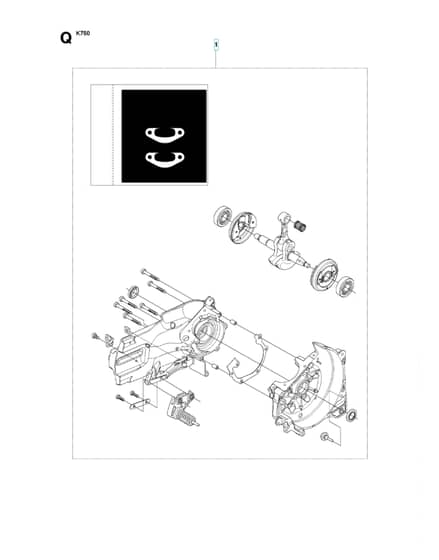 Husqvarna K750 - 2010-2 - Short Block