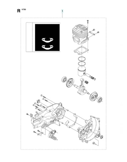Husqvarna K750 - 2010-2 - Short Block 2