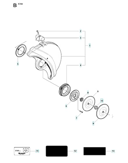 Husqvarna K760 - Wheels & Tyres