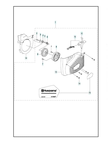 Husqvarna K970 - Starter