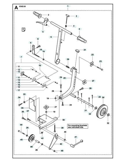 Husqvarna KV03IIISPAREPARTS - Frame