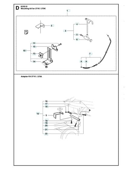 Husqvarna KV03IIISPAREPARTS - Installation Accessories 2