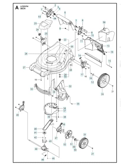 Husqvarna L221FH - Mower Deck & Cutting Deck