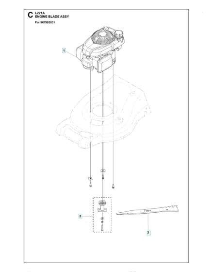 Husqvarna L 221A - Engine & Cutting Equipment
