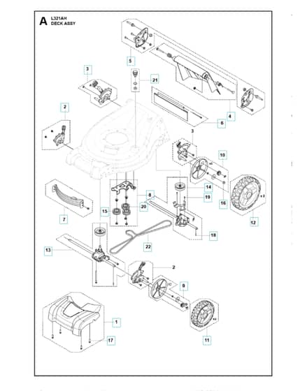 Husqvarna L 321AH - Mower Deck & Cutting Deck