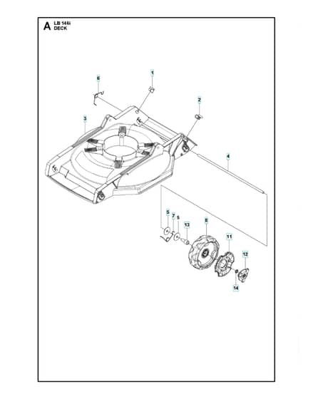 Husqvarna LB 146I - Mower Deck & Cutting Deck