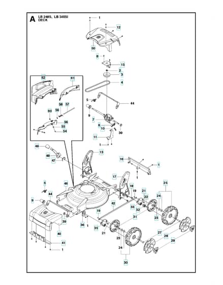 Husqvarna LB 348SI - Mower Deck & Cutting Deck