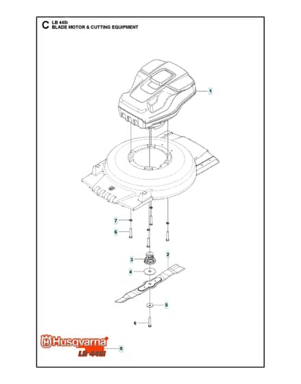 Husqvarna LB448I - Blade Motor & Cutting Equipment