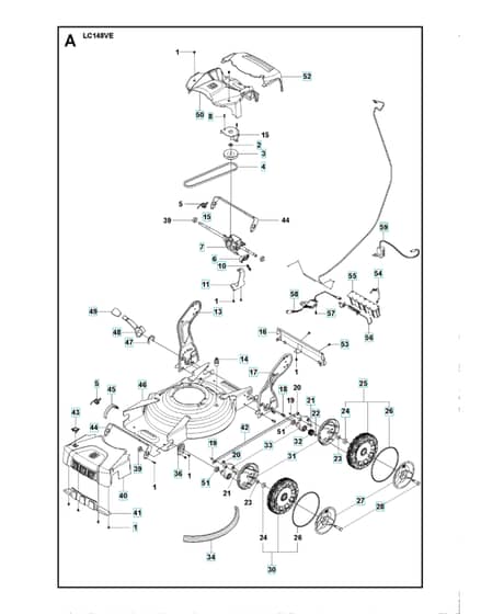 Husqvarna LC 148VE - Cutting Equipment
