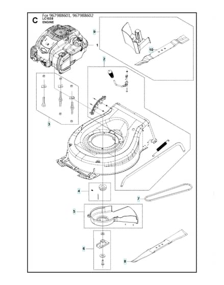 Husqvarna LC 153S - Engine