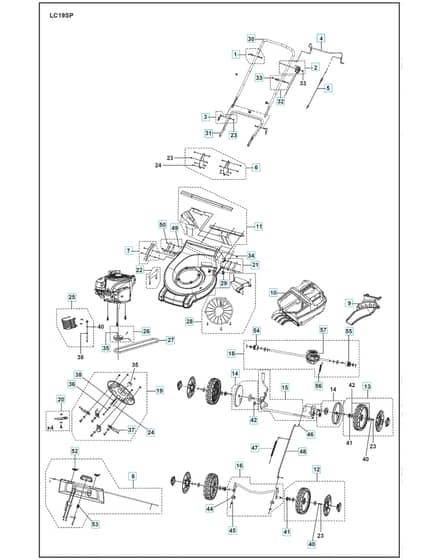 Husqvarna LC 19SP - Product Complete