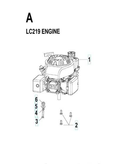 Husqvarna LC 219 - Engine