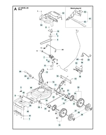 Husqvarna LC 348VE - Mower Deck & Cutting Deck