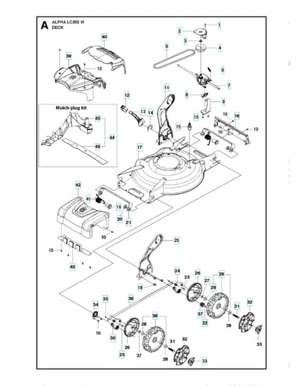 Husqvarna LC 353VI CLASSIC - Mower Deck & Cutting Deck