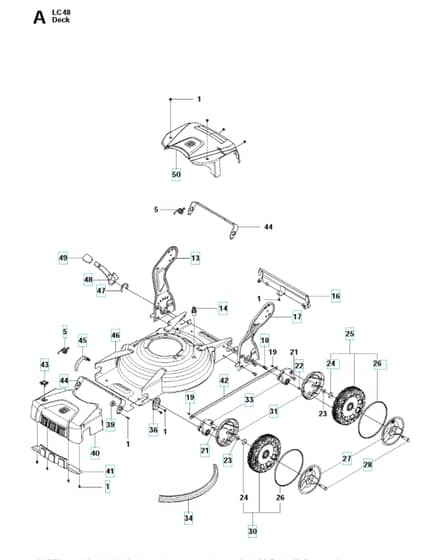 Husqvarna LC 48 - Mower Deck & Cutting Deck
