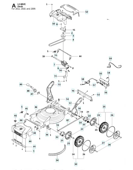 Husqvarna LC 48VE - Cutting Equipment