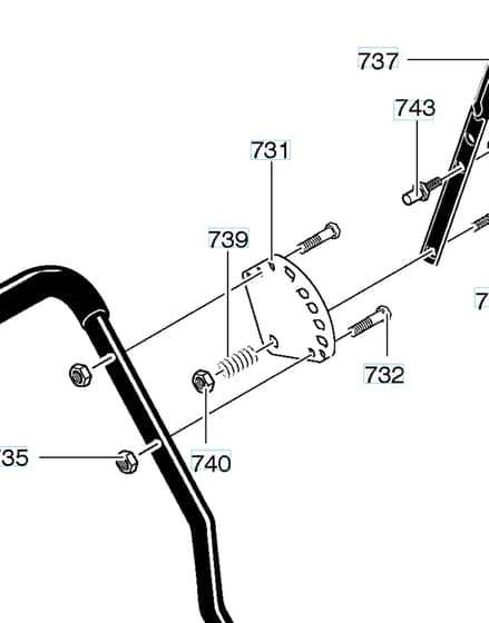 Husqvarna Le389 - Handle & Controls