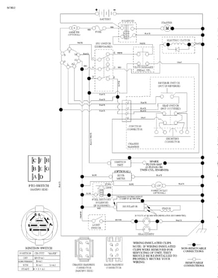 Husqvarna Lgt2554 - Schematic