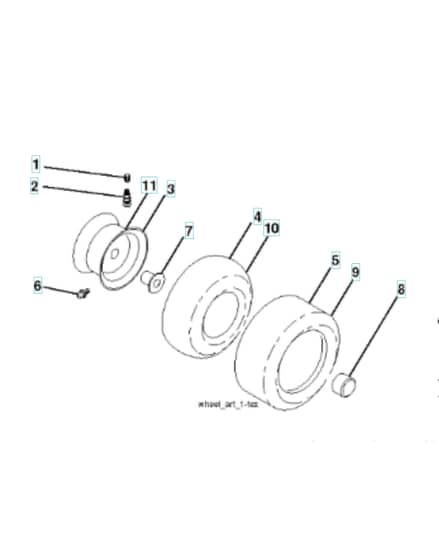 Husqvarna Lgt2554 - Wheels & Tyres