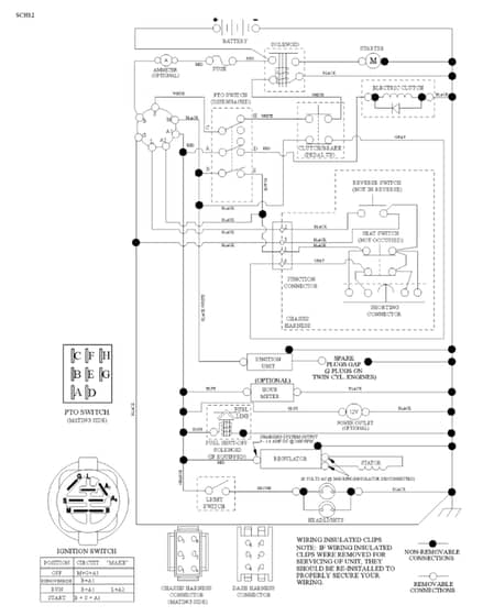 Husqvarna Lgth2454 - Schematic