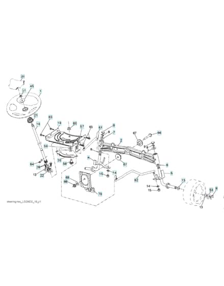 Husqvarna Lgth2454 - Steering