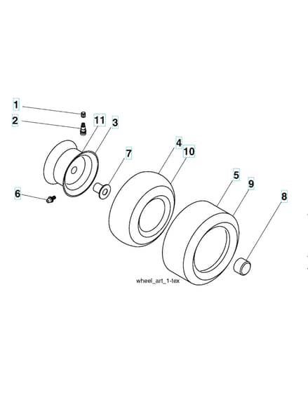 Husqvarna Lgth2454 - Wheels & Tyres