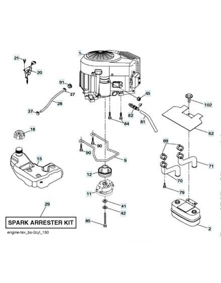 Husqvarna Lgth24V54 - Engine