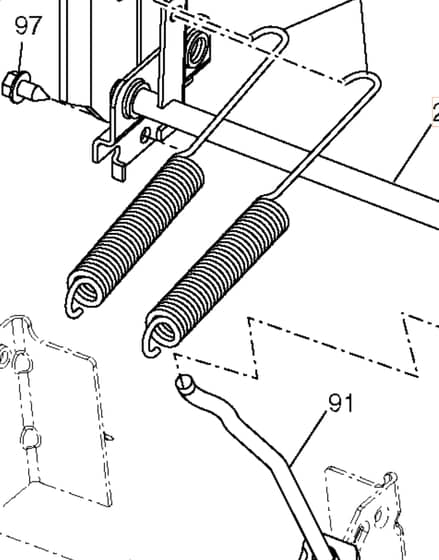 Husqvarna Lgth26V54 - Mower Lift Lever
