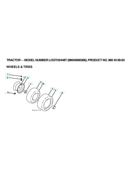 Husqvarna Logth2448 T - Wheels & Tyres