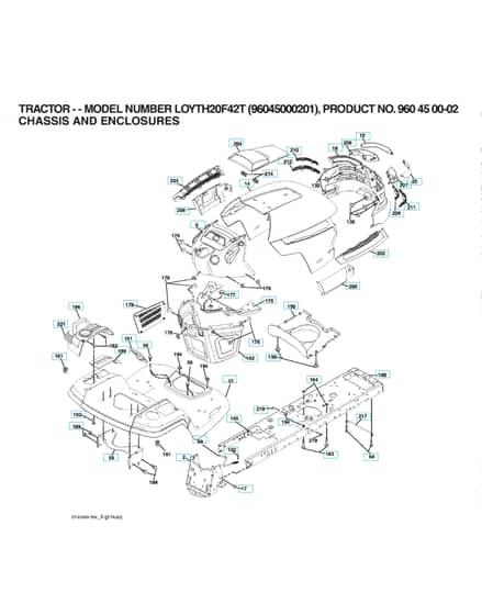 Husqvarna Loyth20F42 T - Chassis & Enclosures