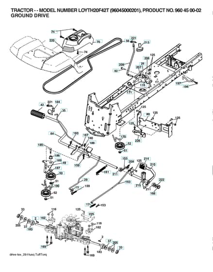 Husqvarna Loyth20F42 T - Drive