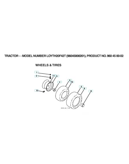 Husqvarna Loyth20F42 T - Wheels & Tyres