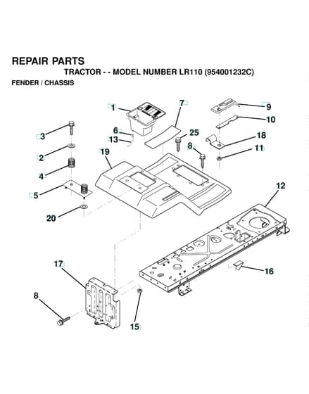 Husqvarna Lr110 - Chassis & Enclosures
