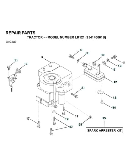 Husqvarna Lr121 - Engine