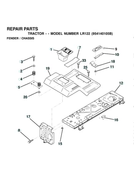 Husqvarna Lr122 - Chassis & Enclosures