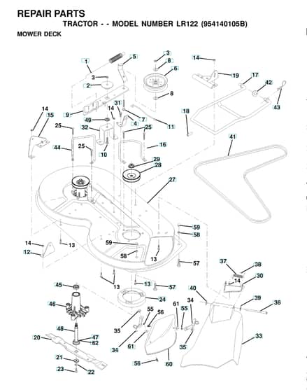 Husqvarna Lr122 - Mower Deck & Cutting Deck