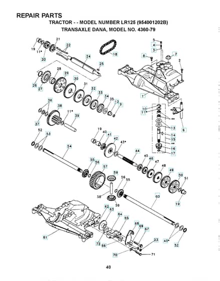 Husqvarna Lr125 - Transmission 2