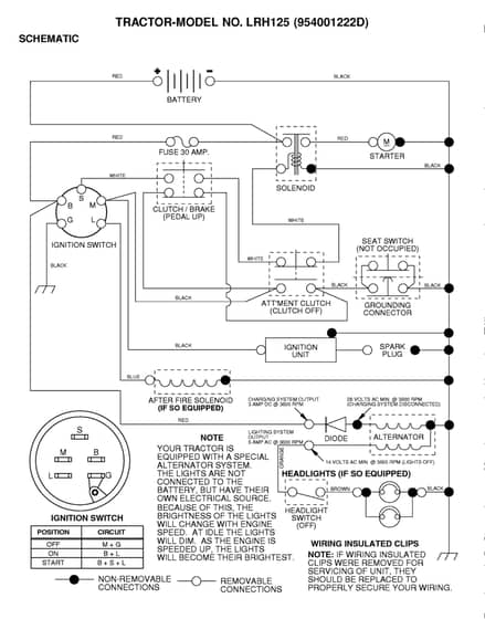 Husqvarna Lrh125 - Schematic