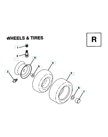 Husqvarna Lt112 - Wheels & Tyres