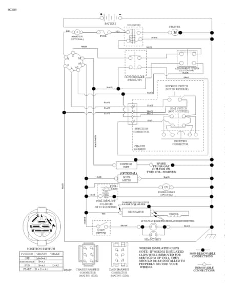 Husqvarna Lt152 - Schematic