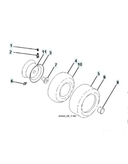 Husqvarna Lt152 - Wheels & Tyres