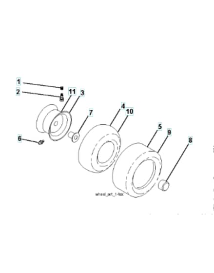 Husqvarna Lt1597 - Wheels & Tyres