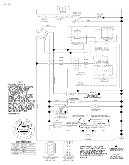 Husqvarna Lt17538 - Schematic