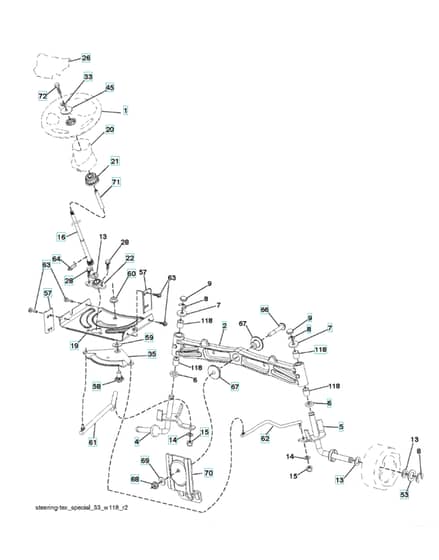 Husqvarna Lt19538 - Steering