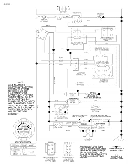 Husqvarna Lt 126 - Schematic