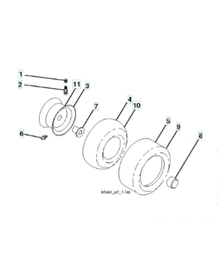 Husqvarna Lt 126 - Wheels & Tyres