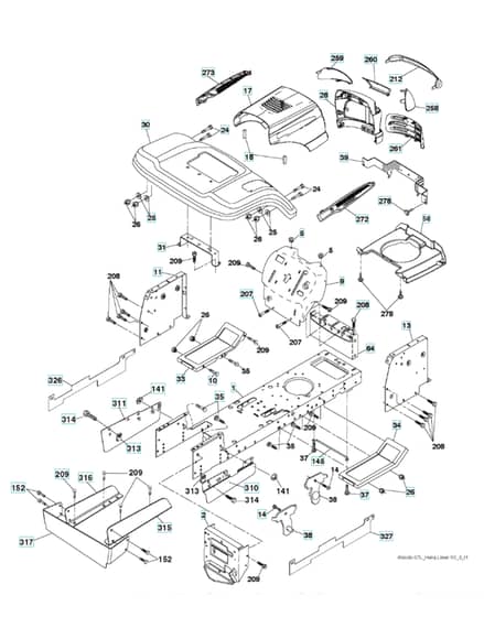 Husqvarna Lt 141 - Chassis & Enclosures