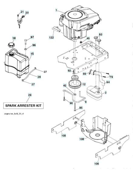 Husqvarna Lt 151 - Engine