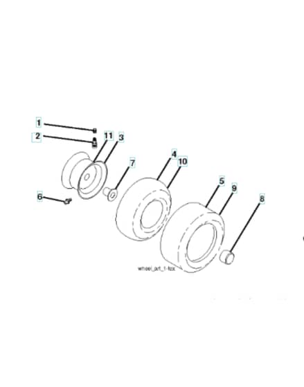 Husqvarna Lth1738 - Wheels & Tyres