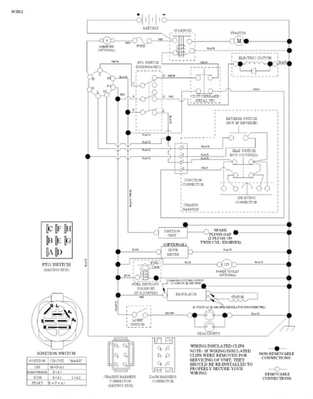 Husqvarna Lth1742 Twin - Schematic